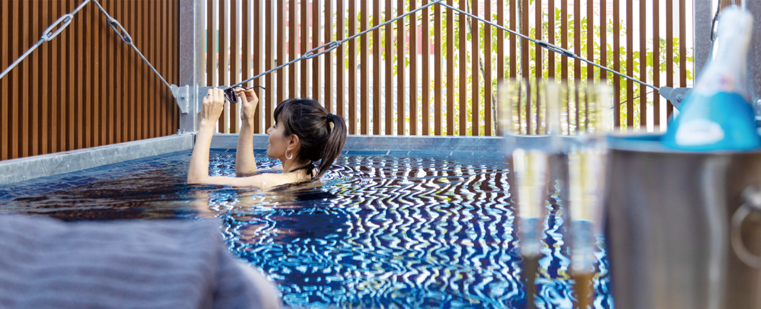 vacances（バカンス）のプライベートプール